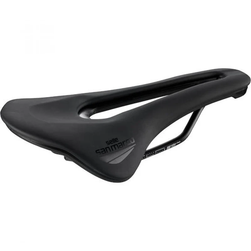 Selle San Marco Sattel Shortfit 2.0 Sport 140 x 255 mm Schwarz - leistungsstarker Rennradsattel