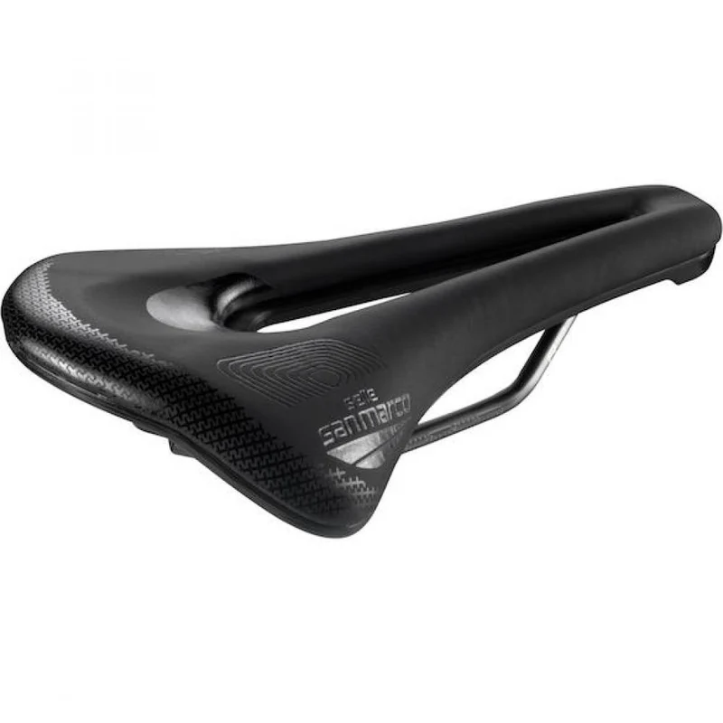 Selle San Marco Sattel Shortfit 2.0 Supercomfort Racing 155 x 255 mm Schwarz - maximaler Komfort & Performance