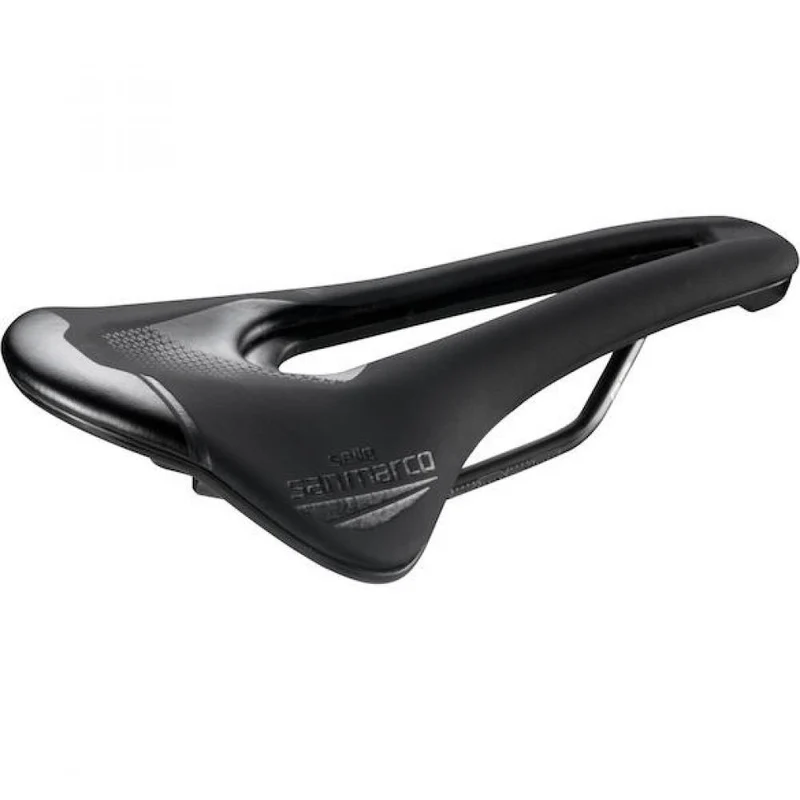 Selle San Marco Sattel Shortfit 2.0 Racing 155 x 255 mm Schwarz - leistungsstarker Rennradsattel