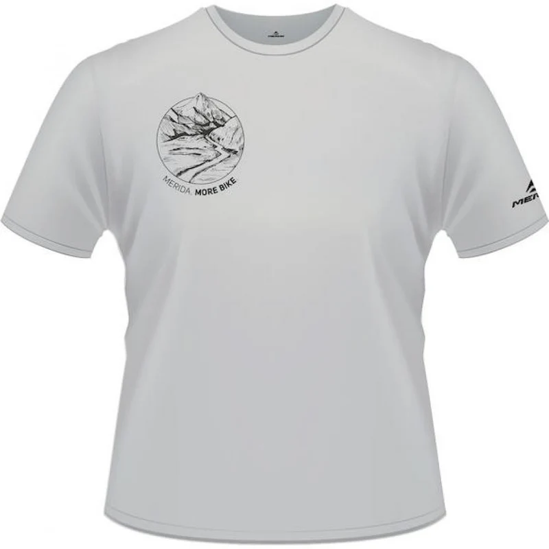 Merida T-Shirt MERIDA Mountain Edition Herren M Grau - atmungsaktives Funktionsshirt
