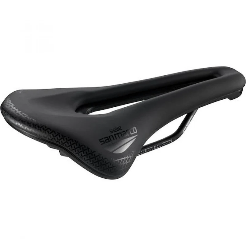 Selle San Marco Sattel Shortfit 2.0 Comfort Dynamic 140 x 255 mm Schwarz - komfortabler Performance-Rennradsattel
