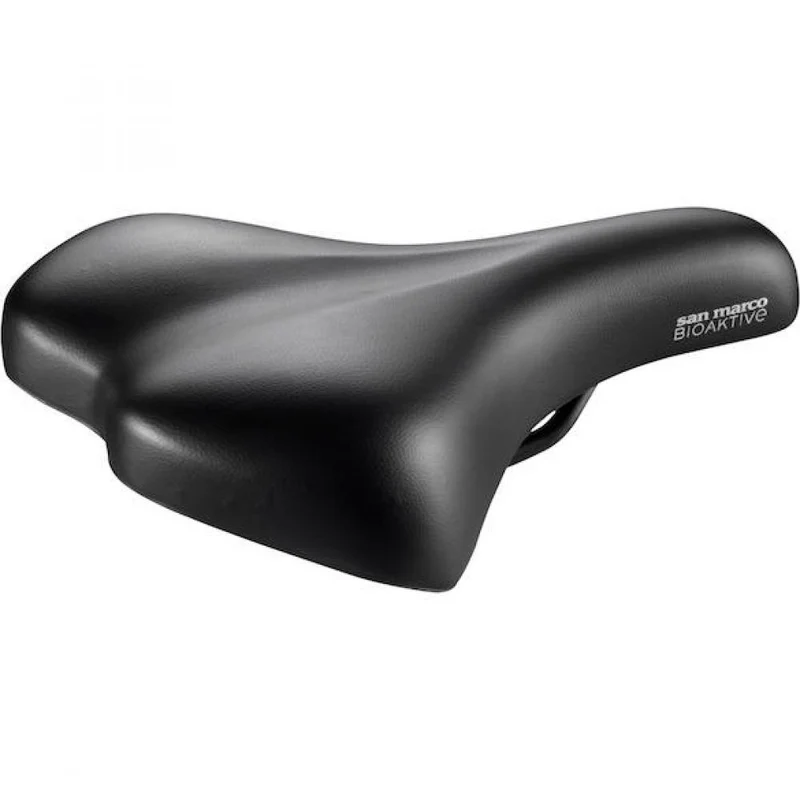 Selle San Marco Sattel Sportive 170 x 250 mm Schwarz - komfortabler City- & Trekking-Sattel
