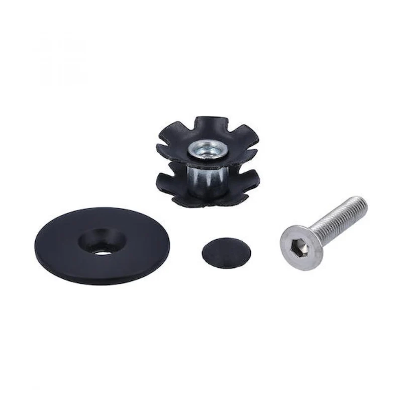 Procraft Krallenmutterset 1 1/8 Zoll carbon - präzise Ahead-Steuersatzmontage