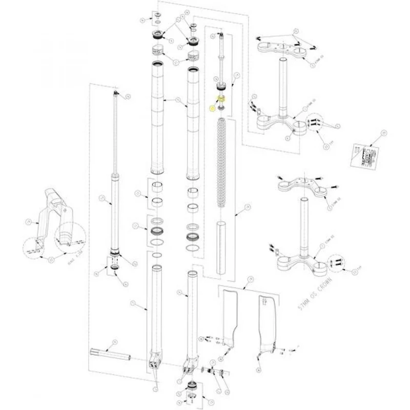 Manitou Topout Feder für Dorado Comp Standardgröße - präzise Dämpfungsperformance