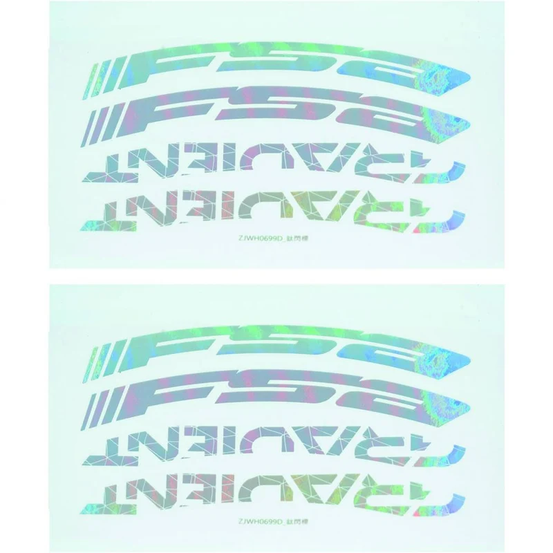 FSA Decals für Gradient Wider LRS 27,5" Oilslick - stylisches Upgrade für deinen Laufradsatz