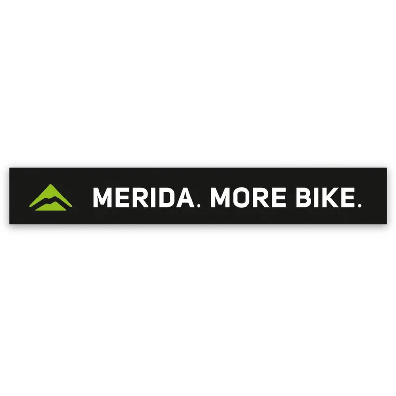 Merida Aufkleber MERIDA. MORE BIKE. 100 x 15 mm Schwarz - stylisches Bike-Branding