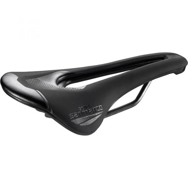 Selle San Marco Sattel Shortfit 2.0 Racing 140 x 255 mm Schwarz - leistungsstarker Rennradsattel