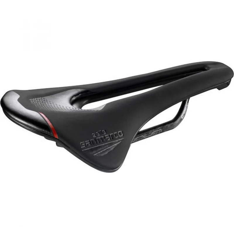 Selle San Marco Sattel Shortfit 2.0 Carbon FX 155 x 255 mm Schwarz - leichter Performance-Rennradsattel