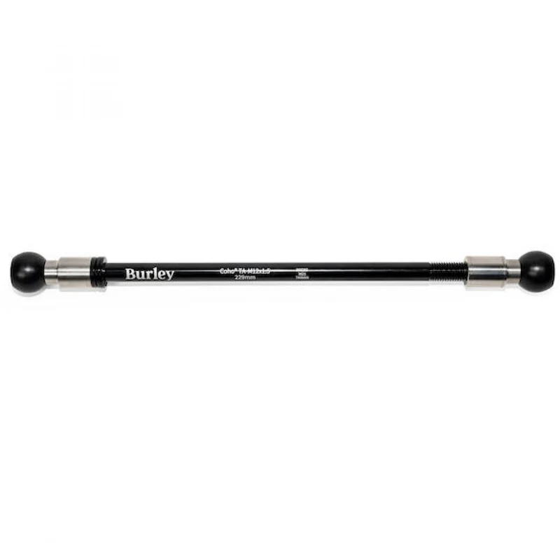 Burley Steckachse COHO XC M12x1.5, 229 mm Schwarz - sichere Anhänger-Befestigung