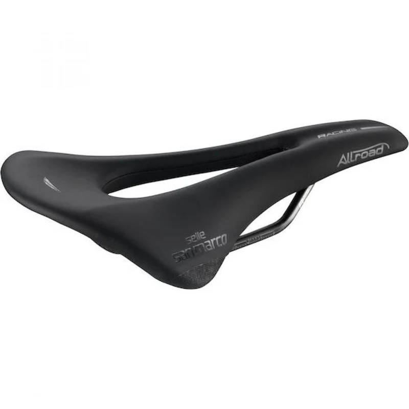 Selle San Marco Sattel Allroad Racing 146 x 268 mm Schwarz - komfortabler Gravel- & Road-Sattel