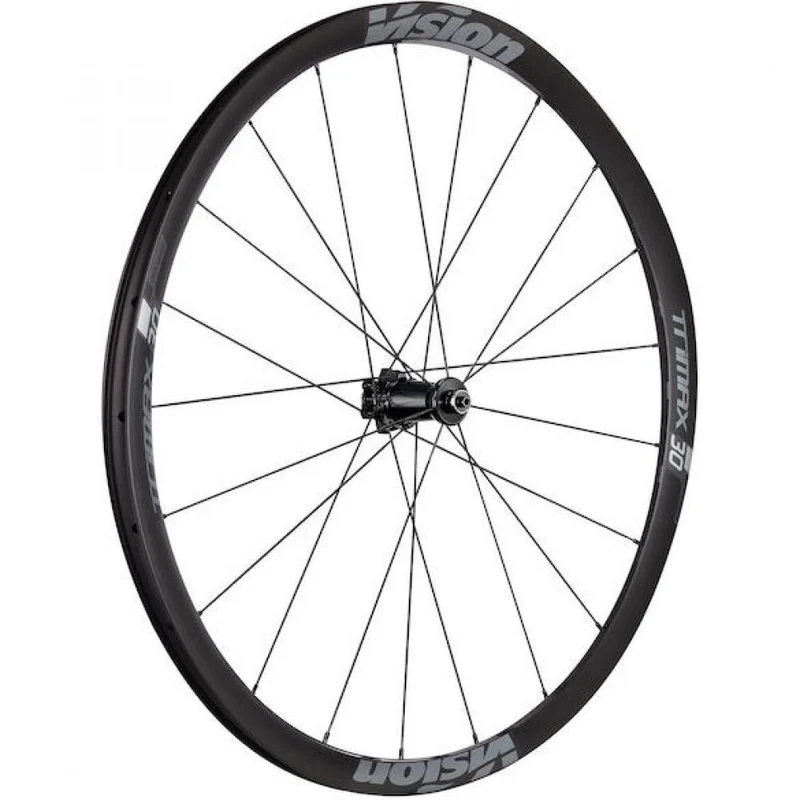 Vision Laufradsatz Trimax 30 SC Disc 622x19 mm Schwarz/grau - schneller Allround-Disc-Laufradsatz