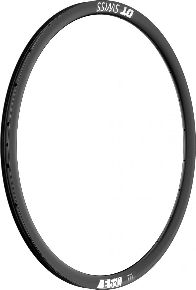 DT Swiss Felge E 550 Disc 28"/700C 28 Loch Schwarz - aerodynamische Road-Felge aktuelle Generation