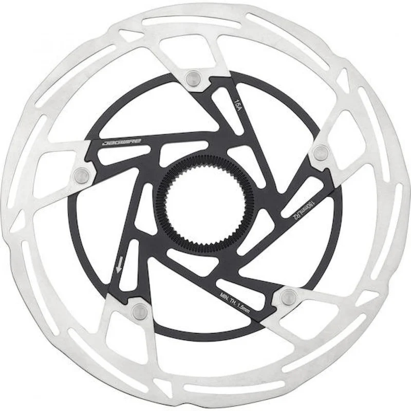 Jagwire Bremsscheibe Pro LR2 Centerlock 180 mm Silber - leise, stark, verzugsarm
