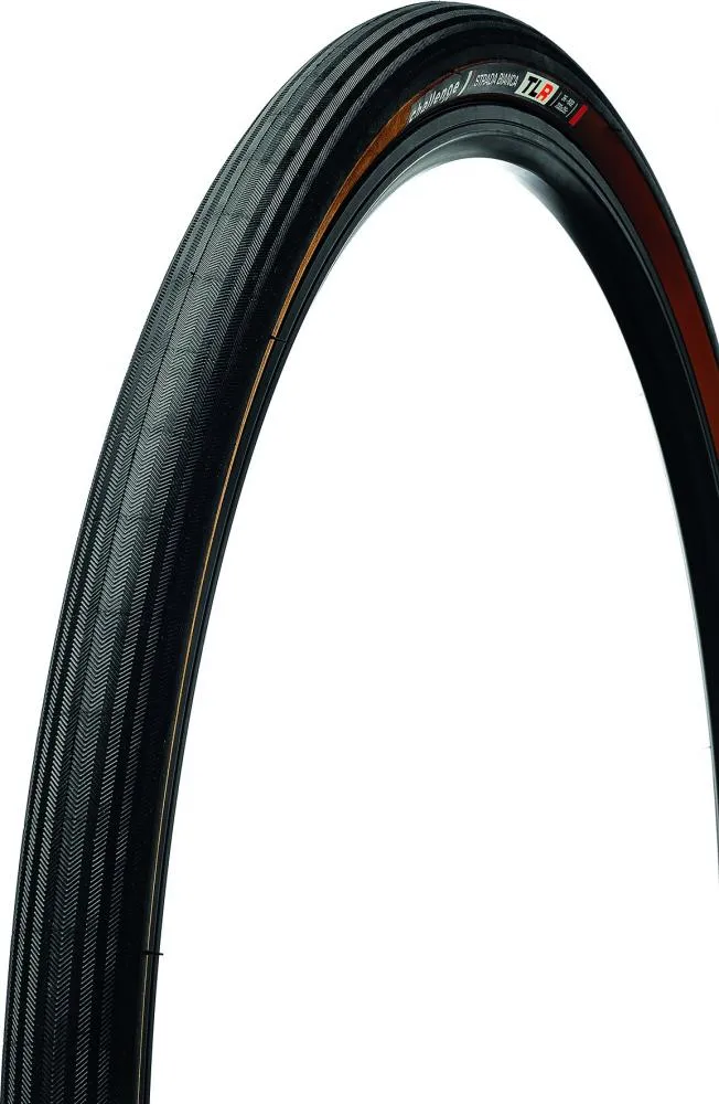 Challenge Gravel-Reifen Strada Bianca TLR Clincher 28 Zoll (36-622) Schwarz/dunkelbraun - schnell & komfortabel auf Schotter