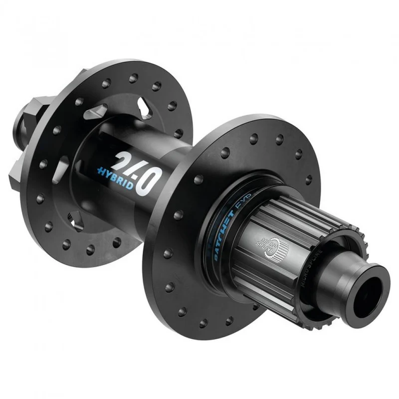 DT Swiss Nabe MTB Hybrid HR 240 EXP 6-Loch 32 Loch Schwarz - robuste eMTB-Hinterradnabe