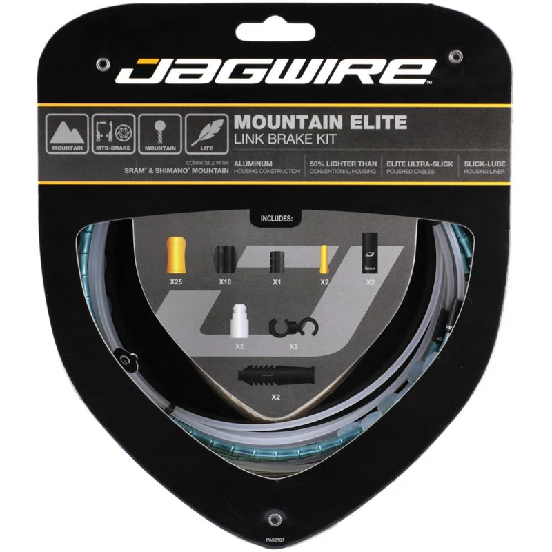 Jagwire Bremszugset Mountain Elite Link Standard Ltd. Celeste - maximale Bremsleistung