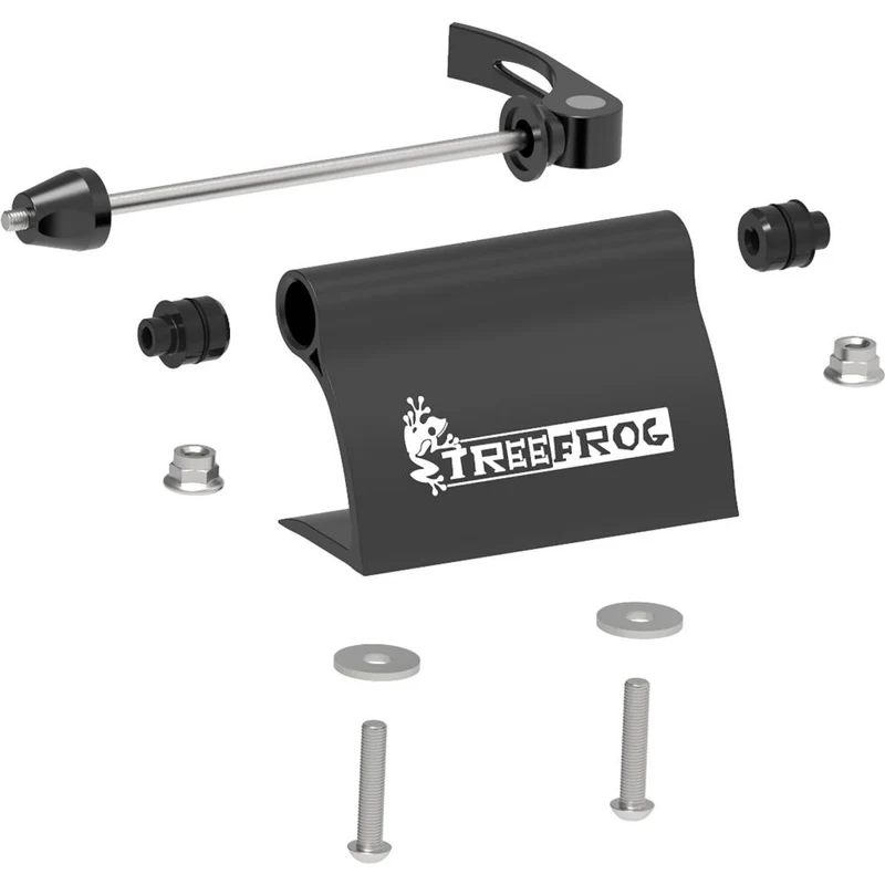 TreeFrog Fork Mount 12 x 100 12 Schwarz - flexibler Gabelhalter für mehrere Bikes