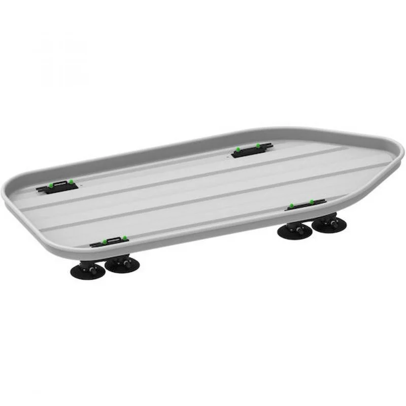 TreeFrog Dachboxträger 22 4 x 150 x 330 mm Schwarz - flexibler Dachboxhalter ohne Dachträger