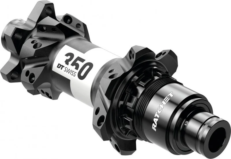 DT Swiss Nabe MTB HR 350 Straightpull 28 Loch Schwarz - zuverlässige Hinterradnabe mit direkter Kraftübertragung