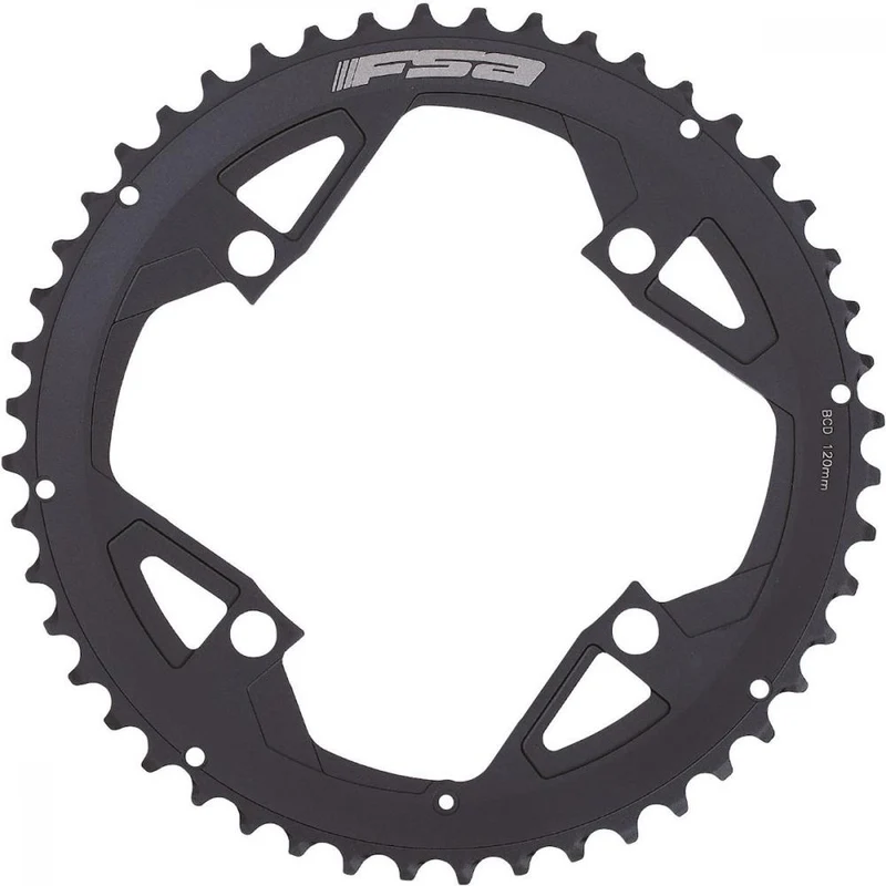 FSA Kettenblatt Road Gossamer 4-Arm 120 mm x 53 T Schwarz - Rennrad Antrieb