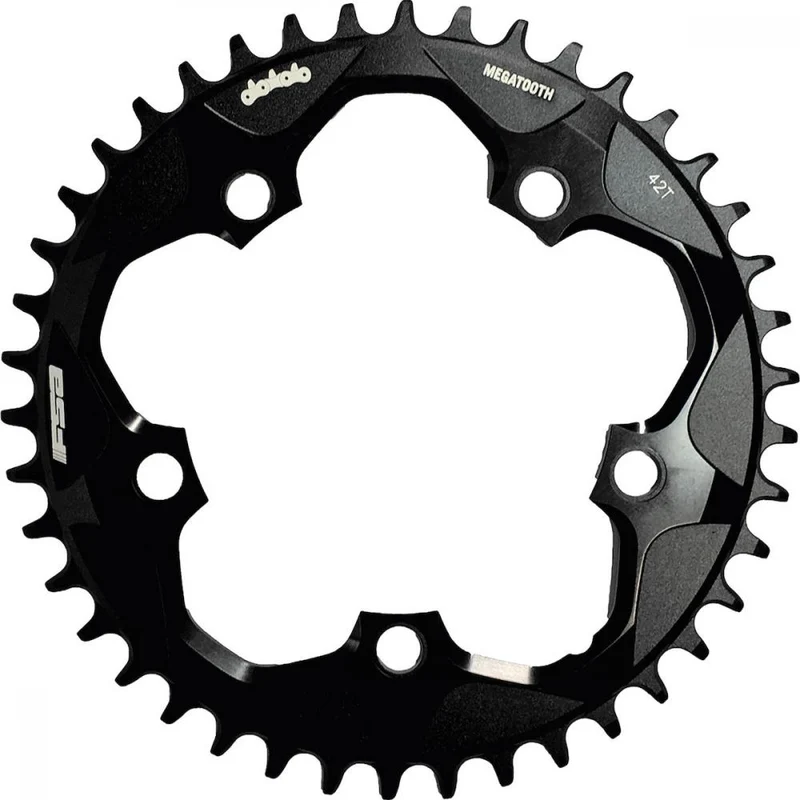 FSA Kettenblatt Road Super Megatooth 5-Arm 110 mm x 44 T - MegaTooth Zahnprofil für sichere Kettenführung