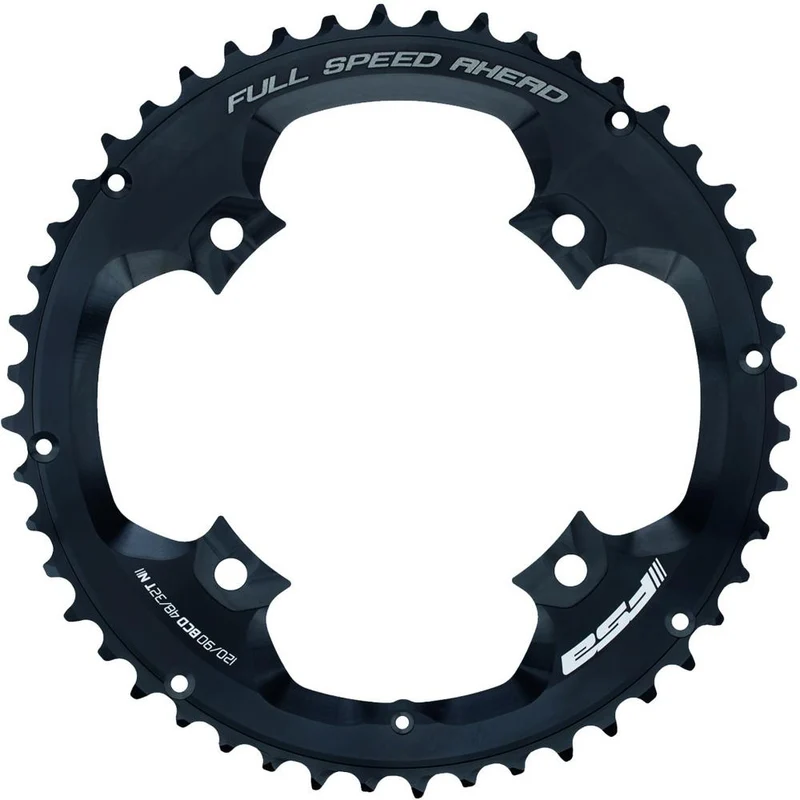 FSA Kettenblatt Road Powerbox Stealth 4-Arm 120 mm x 48 T Schwarz - 128 g Leichtgewicht