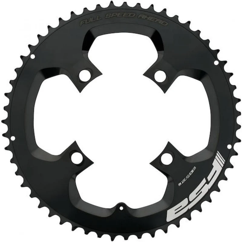 FSA Kettenblatt Road Powerbox Aero Pro 4-Arm 110 mm x 53 Zähne Schwarz - Aerodynamisch optimiert