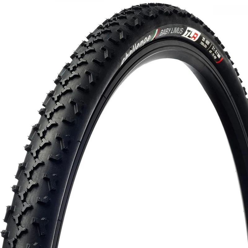 Challenge Baby Limus Race TLR Faltreifen 33-622 Schwarz - Tubeless Ready Cyclocross
