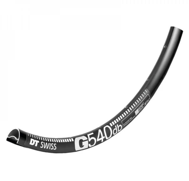 DT Swiss Felge G 540 Disc 27,5" 24 Loch Schwarz - robuste Gravel- und Tourenfelge