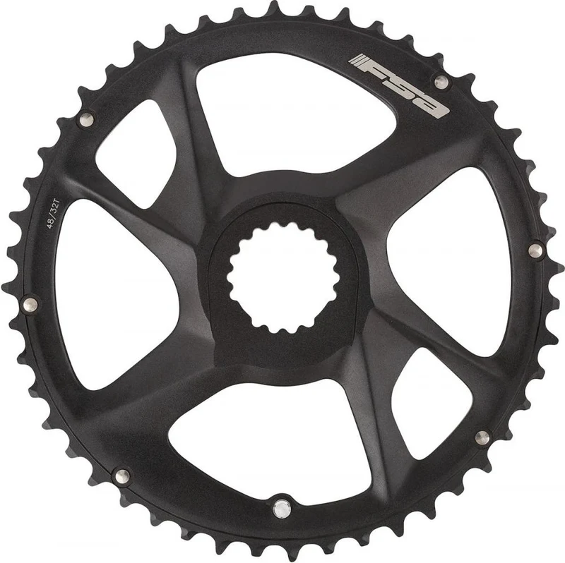 FSA Kettenblatt Road Modular Direct Mount 50 T Schwarz - präzises Schalten für Rennrad-Antriebe