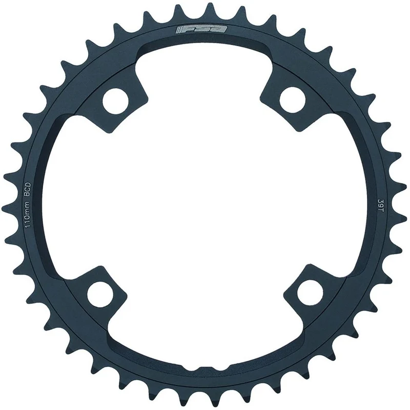 FSA Kettenblatt Road Powerbox/SL-K ABS 4-Arm 110 mm x 39 T Stealth Black - CNC-gefräst