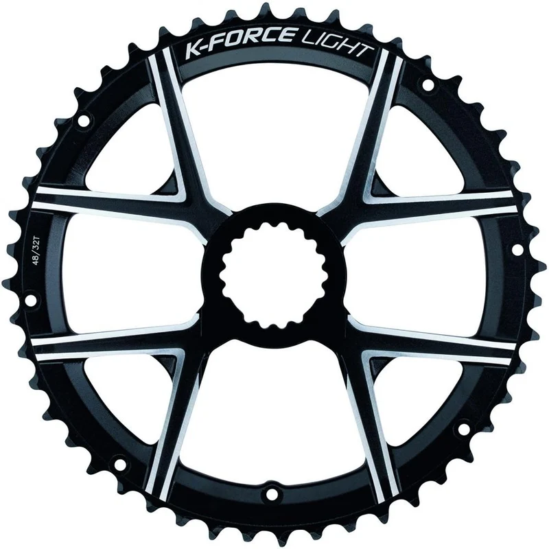 FSA Kettenblatt Road K-Force Light Modular 48 T Schwarz - leichtes High-End-Upgrade