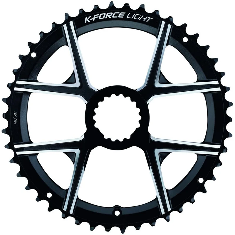 FSA Kettenblatt Road K-Force Light Modular 46 T Schwarz - leichtes Direct-Mount-Upgrade