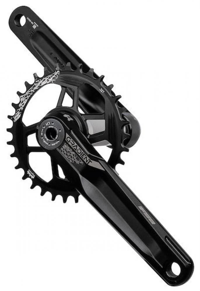 FSA Kurbelgarnitur Gradient Modular Direct Mount 170 mm Schwarz - robuste Trail- und Enduro-Lösung