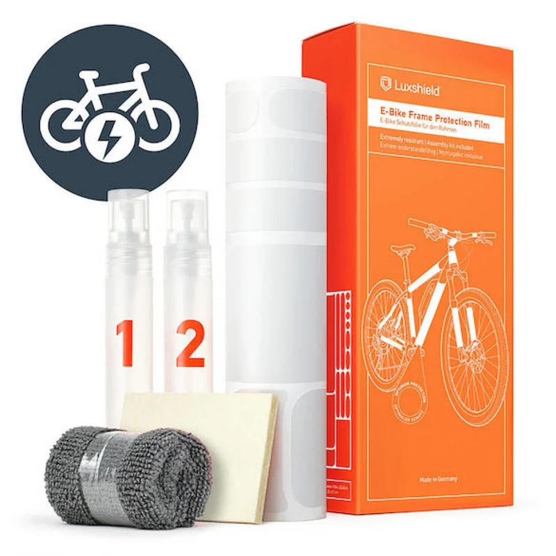 Luxshield Lackschutzfolie E-Bike Universal Transparent - unsichtbarer Rahmenschutz