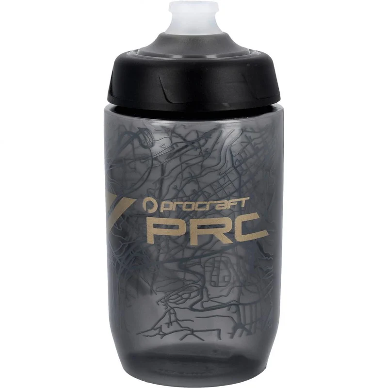 Procraft Trinkflasche Origin smoke/gold 500 ml Smoke/gold - leichte, BPA-freie Fahrradlasche
