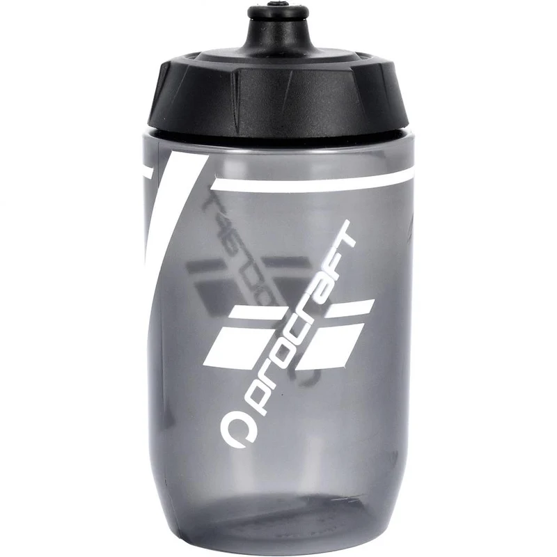 Procraft Trinkflasche Logo Bottle smoke 500 ml Smoke/weiß - leichte Fahrrad-Trinkflasche
