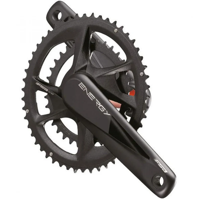 FSA Kurbelgarnitur Energy Modular BB386Evo 2x 170 mm Schwarz - vielseitige Performance-Kurbel