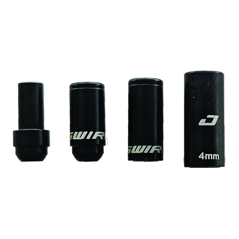 Jagwire Elite Link Endkappen 12er Pack Aluminium - Für sichere Schaltungen