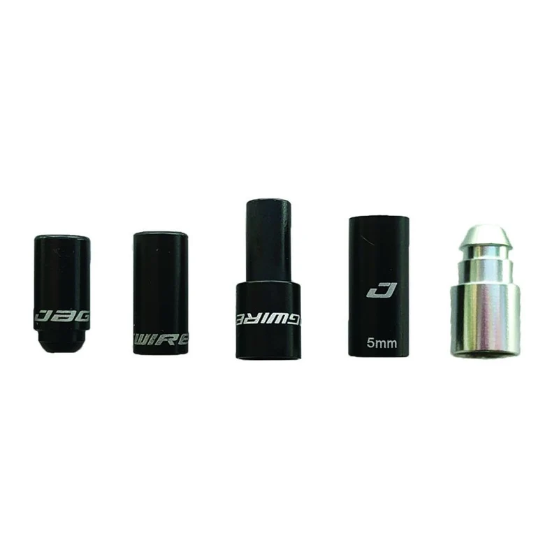 Jagwire Road Elite Link Endkappen 12er-Pack CHA155 - Aluminium Bremszugset Schwarz