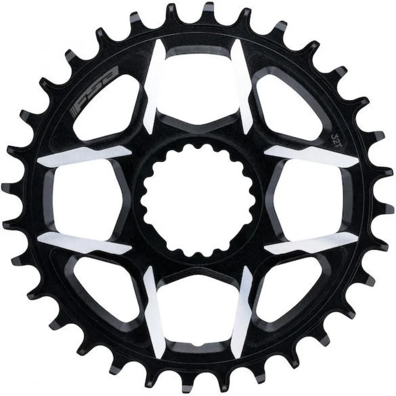 FSA Kettenblatt MTB K-Force Megatooth 30T Schwarz - CNC-gefräst, optimaler Kettenhalt