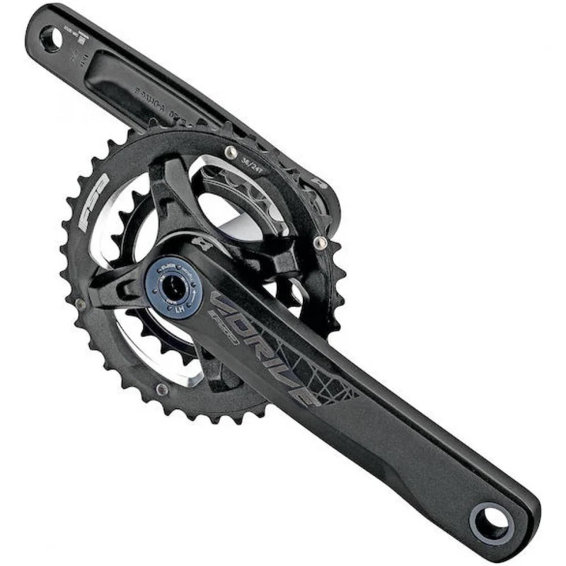 FSA V-Drive Modular Megaexo Kurbelgarnitur 2x 170 mm Schwarz - modulares Design für MTB