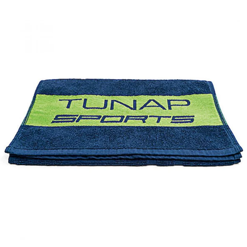 Tunap Sports Handtuch 80 x 40 cm Blau - Robustes Sporthandtuch für Radfahrer
