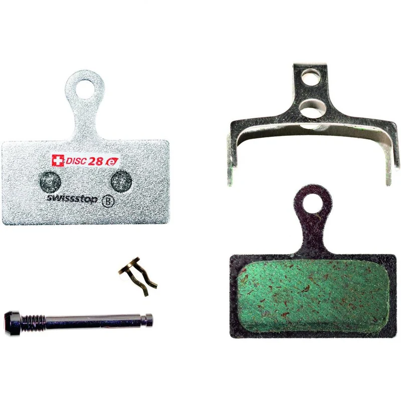 SwissStop 28 E Shimano E-Bike Disc Bremsbeläge - organische Belagsmischung, hohe Temperaturstabilität