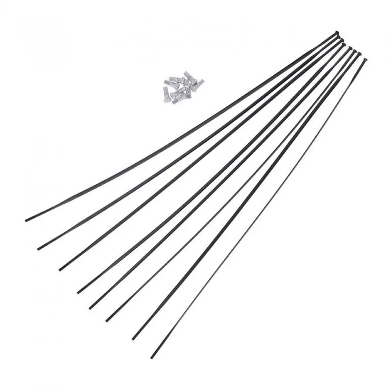 DT Swiss Speichenkit für ERC1100 DICUT VR/HR 28" Schwarz - zuverlässiger Ersatzspeichensatz