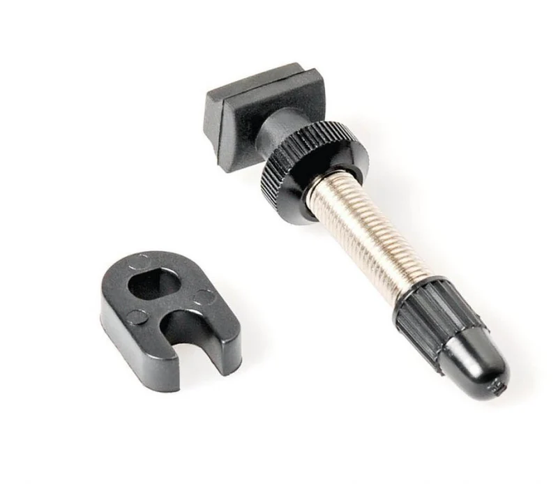 DT Swiss Tubeless-Ventil Road silber 32 mm Silber - zuverlässiger Luftabschluss für Rennrad-Tubeless-Systeme