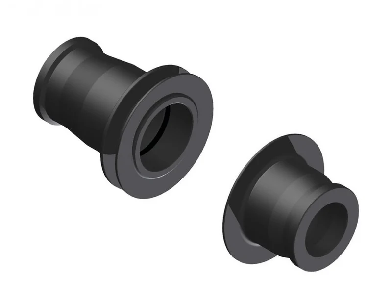 DT Swiss Umrüstkit Achse HR 12 mm Schwarz - einfache Umrüstung auf 12 mm Steckachse