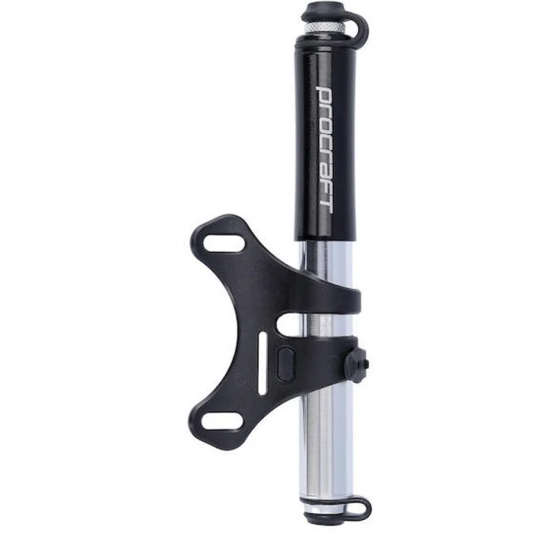 Procraft Minipumpe Thruster HP Ultimate CNC 185 mm Schwarz-silber - ultrakompakte Hochdruckpumpe