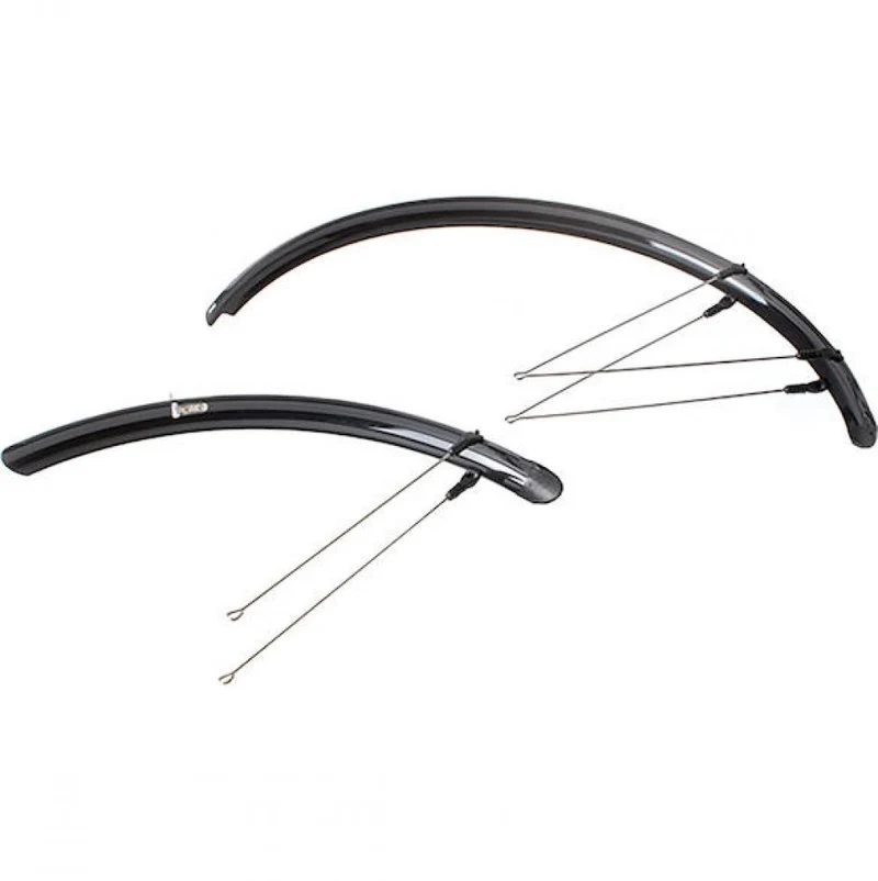 Procraft Schutzblech Rainbow 26 Zoll 55 mm / 26 Zoll schwarz - sicherer Spritzschutz für Alltag & Tour