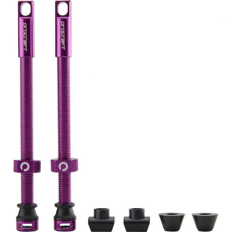 Procraft Tubeless-Ventile Procraft 80 mm Lila - leicht, dicht & montagefreundlich